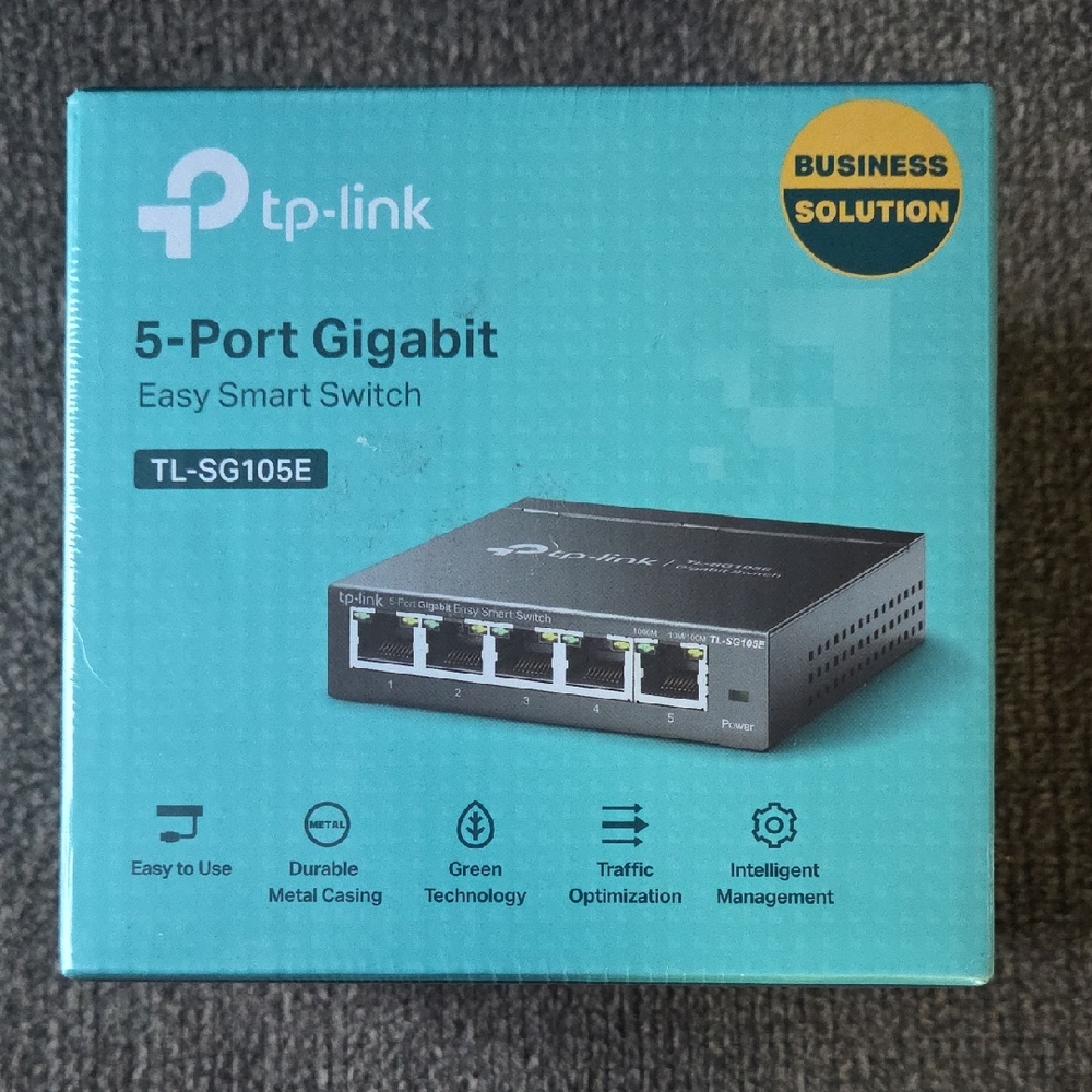 TP-Link TL SG105E 5-Port Gigabit Switch - Easy Smart Switch